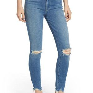 Mother Denim - High Waist Looker Ankle Chew